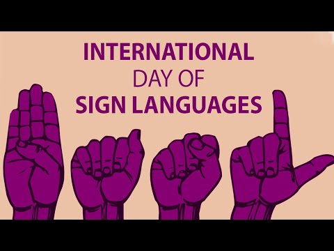 International Day of Sign Languages | #signlanguage #shorts_