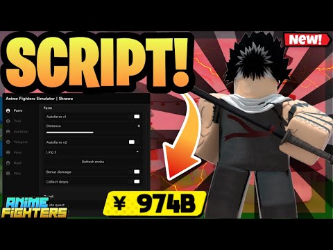 *NEW* Anime Fighters Simulator Script GUI Hack | Auto Farm | Kill All | Auto Fuse *Pastebin 2022*