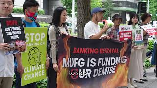 MUFG faces global protest for its betrayal