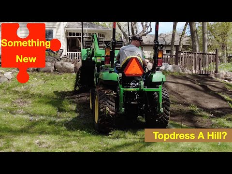 Topdress Hillside Slope Renovation