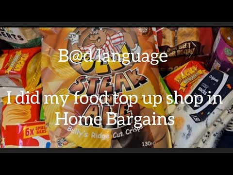 Vlogtober Day 15 | I did my food shop in Home Bargains