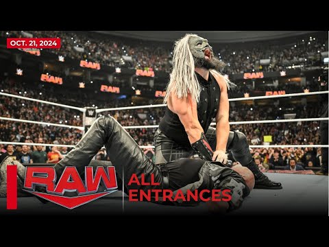 ALL ENTRANCES — WWE Raw: Oct. 21, 2024