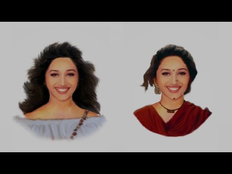 Journey of Madhuri dixit in Bollywood | akram arts #shorts