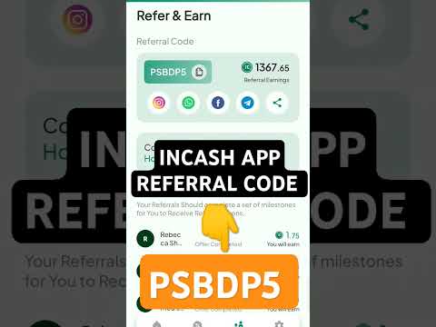 🤑 Incash app referral code 2024