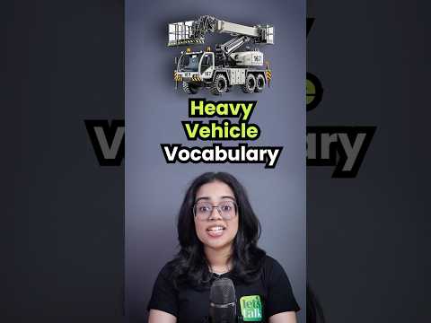 Heavy Vehicles Vocabulary | 🚛 Transport Words | भारी वाहनों के English नाम! #learnenglish #learnex