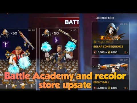 Apex Legends : Battle Academy Sale Event And Next Recolor Store Rotation | S18