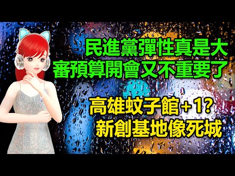 民進黨彈性真是大！審預算開會又不重要了｜高雄蚊子館+1？新創基地像死城🍓20241111 #高雄林小姐 #Vtuber​​​​ #台灣Vtuber​​​ #台V