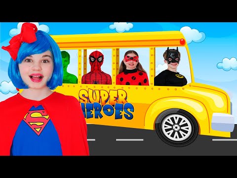 Wheels on the Superheroes Bus - Baby songs and More Nursery Rhymes & Kids Songs