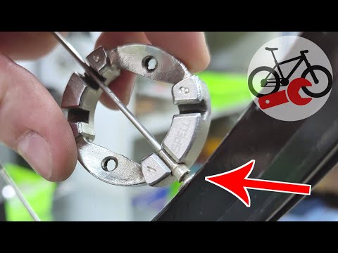 Bicycle wheel repair. How to replace a spoke nipple on a bicycle wheel.