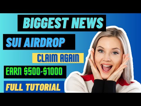 SUI Free Airdrop || Biggest Crypto Airdrop 💰 Claim $5000 - $10000 SUI 😍FOR BYBIT USER AGAIN🥳