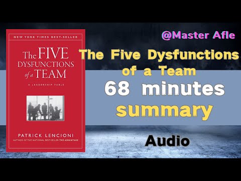 Summary of The Five Dysfunctions of a Team by Patrick M. Lencioni | 68 minutes audiobook summary