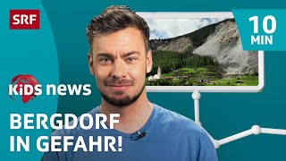 SRF Kids News: Felssturz in Brienz (GR) – Zu Besuch bei Noah und seiner Familie | Kindervideos