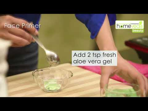 DIY Face Primer in 5 Minutes| Easy Remedies| Beauty Remedies - Homeveda