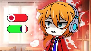 Switching Languages GACHA TREND/MEME BSD Ft. Chuuya Highschool AU