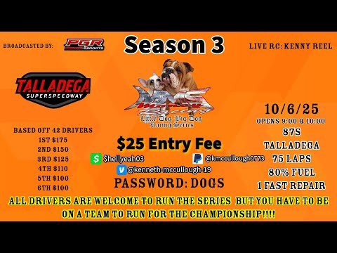 MMS Money Racing | Little Dog Big Dog 10/6/24 | Talladega | PGR eSports