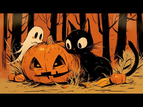 Whispers in the Pumpkin Field 🎃 Halloween Lofi Beats