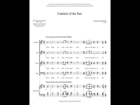 Canticle of the Sun - T P Banks - EWTN Sunday Mass Offertory 4Oct2020