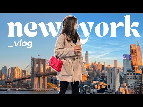 new york vlog🗽🍎🚕 exploring nyc, brookyln bridge walk, 360 observatory deck