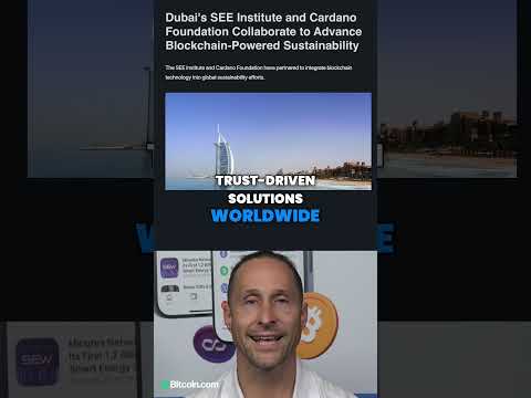 #Blockchain Meets Sustainability: #Cardano Partners with #SEEInstitute