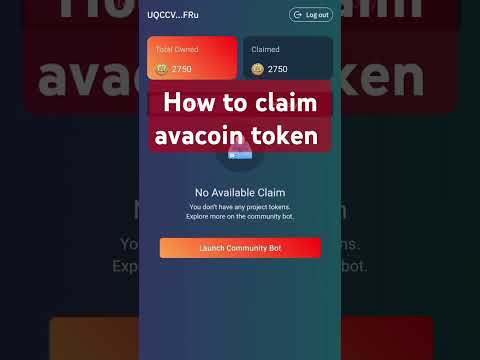 How to claim avacoin token |How to deposit avacoin to exchange #avacoin #howtoclaimavacoin #avacoins