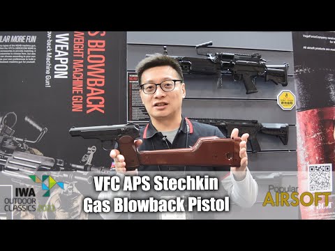 VFC APS Stechkin GBB Pistol At The IWA Outdoor Classics 2023