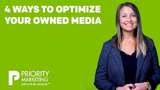 4 Ways to Optimize Your Owned Media │ #FAQFriday