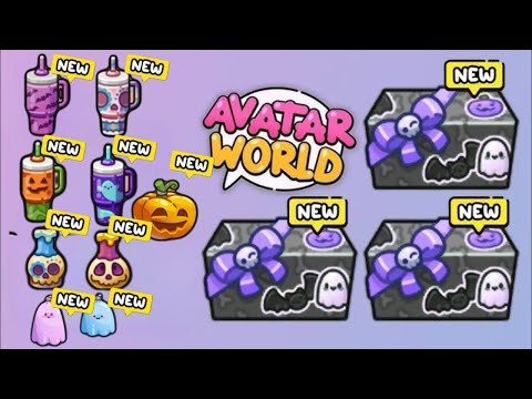 NEW PROMO CODE HALLOWEEN !!! 🥳🎃 FREE FORALL PLAYER AVATAR WORLD 🌍 NEW UPGRADE IN AVATAR WORLD 🌍