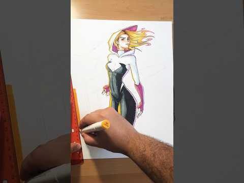 Spider Gwen Fan Art #drawing