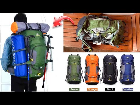 Unboxing CONFINITY 60L Waterproof Hiking Backpack with Rain Cover | Buy on Shopee/ Lazada