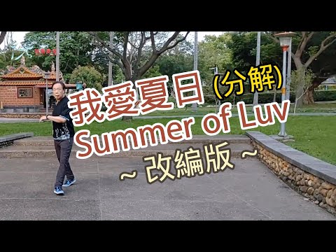 【元宏排舞教室】改編版 分解-78 我愛夏日 排舞 / Summer of Luv line dance / (2024公舞)