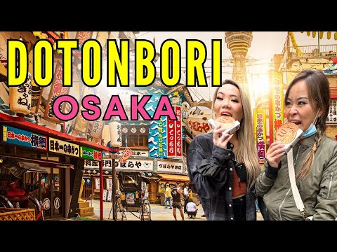 Dotonbori Adventure: street eats, claw machines, and fishing in Osaka Japan 2023