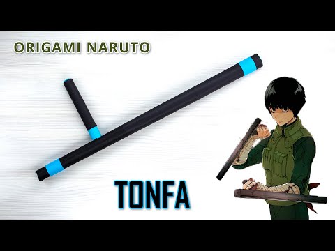 Crafting a Paper Tonfa - Traditional Martial Arts Weapons