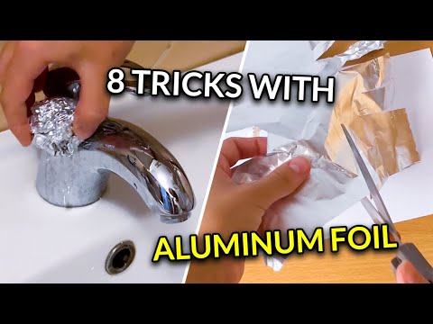 9 ways to use aluminum foil! 😍