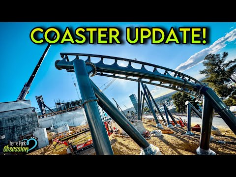 NEW Fast & Furious Coaster Update at Universal Studios Hollywood! New Track & More!