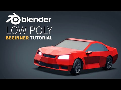 Low Poly Vehicles | Easy Beginner | Blender Tutorial