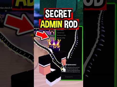 SECRET ADMIN ROD in Roblox Fisch..