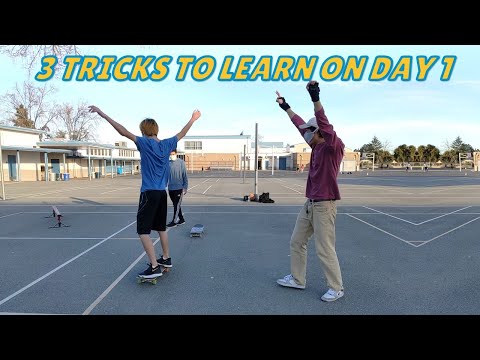 3 Tricks You Can Learn On Your First Day Of Skateboarding