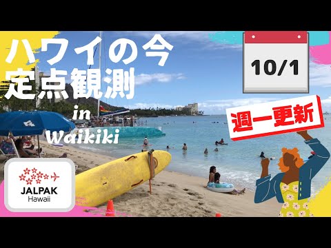 【ハワイの今】ワイキキ定点観測  2024年10月1日