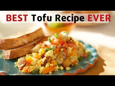 Delicious Scrambled Tofu! (Easy & Vegan)