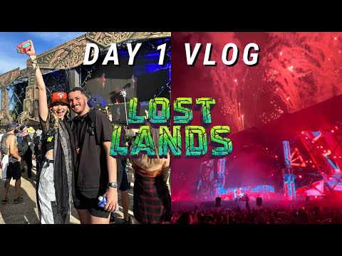 LOST LANDS 2022 DAY 1 VLOG 🦖 EXCISION, WOOLI, SVDDEN DEATH, ETC.