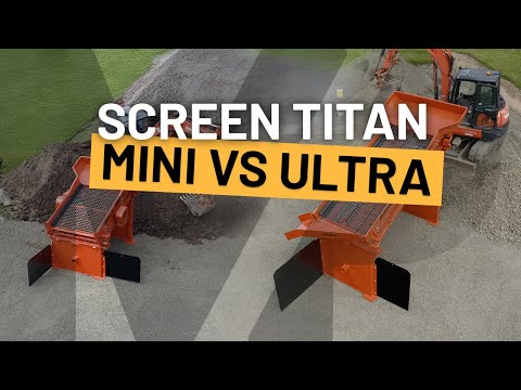 Find your perfect screener: Screen Titan Mini vs. Ultra