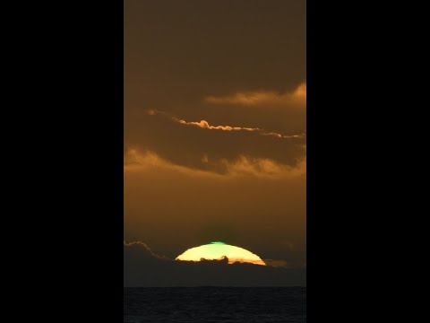 🌞Green Flash Sunset