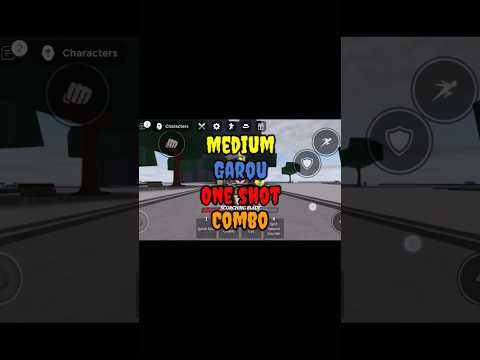 medium garou combo #roblox #saitamabattlegrounds #games