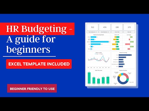 How to create a HR Budget | HR Budgeting - A guide for beginners | Excel Template Included