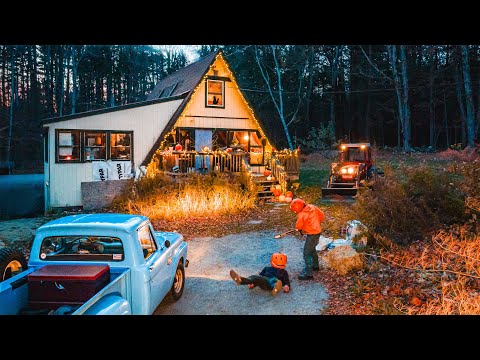 🎃 Halloween in the Rural Countryside 🍂 Fall Foliage and Spooky Stories