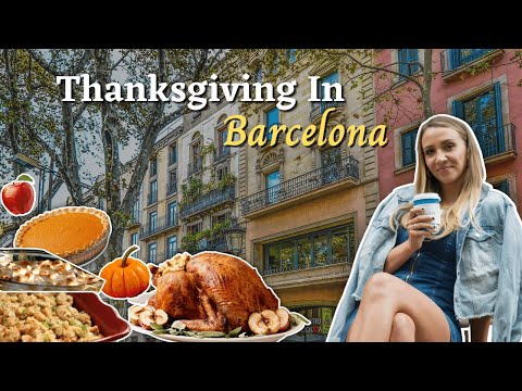 Barcelona Vlog : Spending Thanksgiving Abroad, Watching the World Cup & Prepping for Christmas