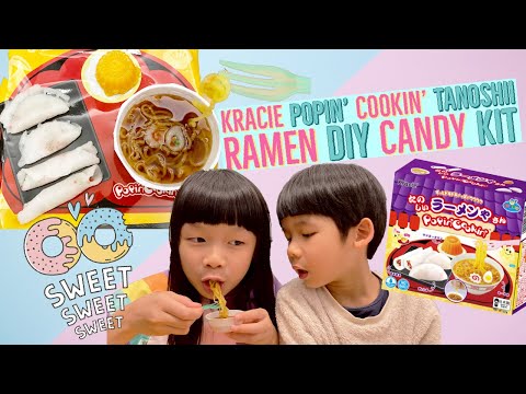 日本拉麵套餐DIY | Kracie Popin Cookin Tanoshii Ramen DIY Candy * Happy Summer Channel 第109集(中Sub)