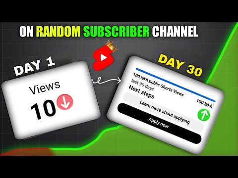 I Tried Short For 30 Days On My Random Subscriber's Channel | 10 Million Views in 30 days 😎