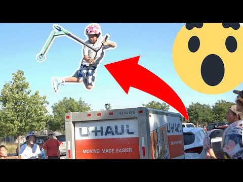 Crazy Scooter Tricks off Uhaul! *Undialed West Tour Part 5*