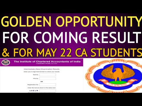 |Golden Opportunity For Dec 21 Result Students| May 22 CA Students|